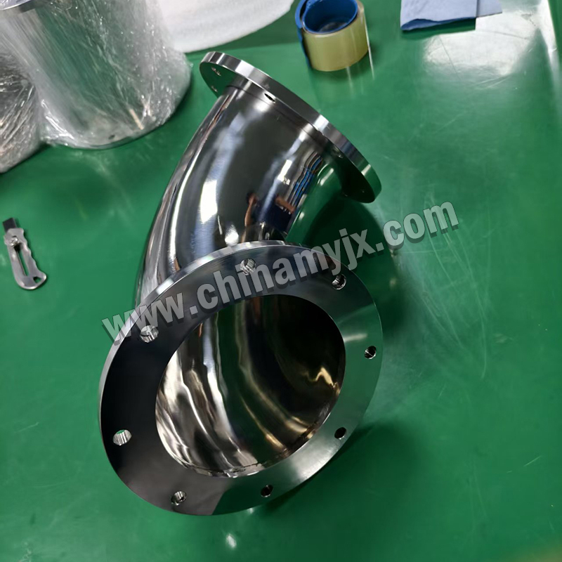 ISO-F 90° vacuum elbow